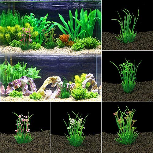 Ornament Aquarium Green Fish Tank Landscape Decor Plastic Water Grass Artificial Plant
