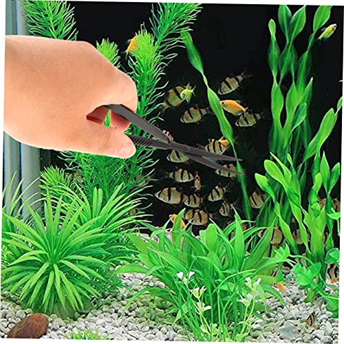 COLLBATH Stainless Steel Aquatic Plant Scissors Spring Trimmer Tool for Aquarium Terrarium for Underwater Plant Maintenance Easy to Use in Small Tanks Safe for Fish Care