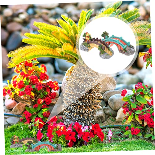 2pcs Resin Bridge Ornament for Fish Tank and Aquarium Decoration Lightweight Landscape Decor for Aquatic Environments for Use Style