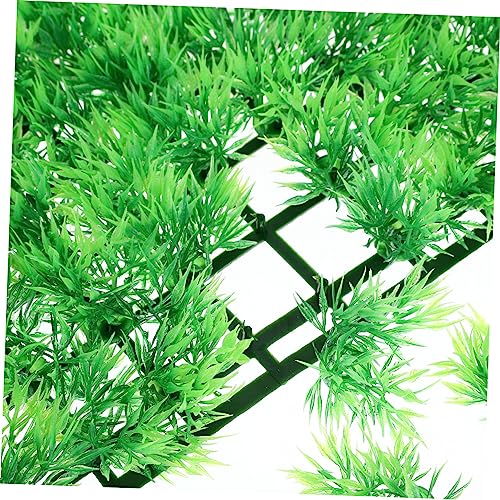 Gentle Simulated Grass Mat for Aquariums Durable Safe Plastic Fish Tank Cushion with Thickened Base Realistic Decor for Fish Hiding and Landscape Enhancement Suction Cups