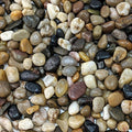 Midwest Hearth Decorative Mixed Pebbles for Plants & Terrariums | Polished Natural Stones | 3/8" Size (5-lb Bag) - size: 5-lb Bag