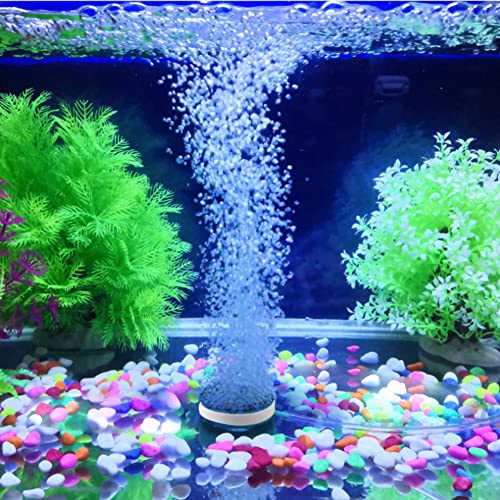 Round Ring Air Stone, Aquarium Bubble Stones Round Bubble Stone for Increasing Oxygen Embellishing Aquarium Pond Fish Air Pump Accessories - size: 125*H18mm