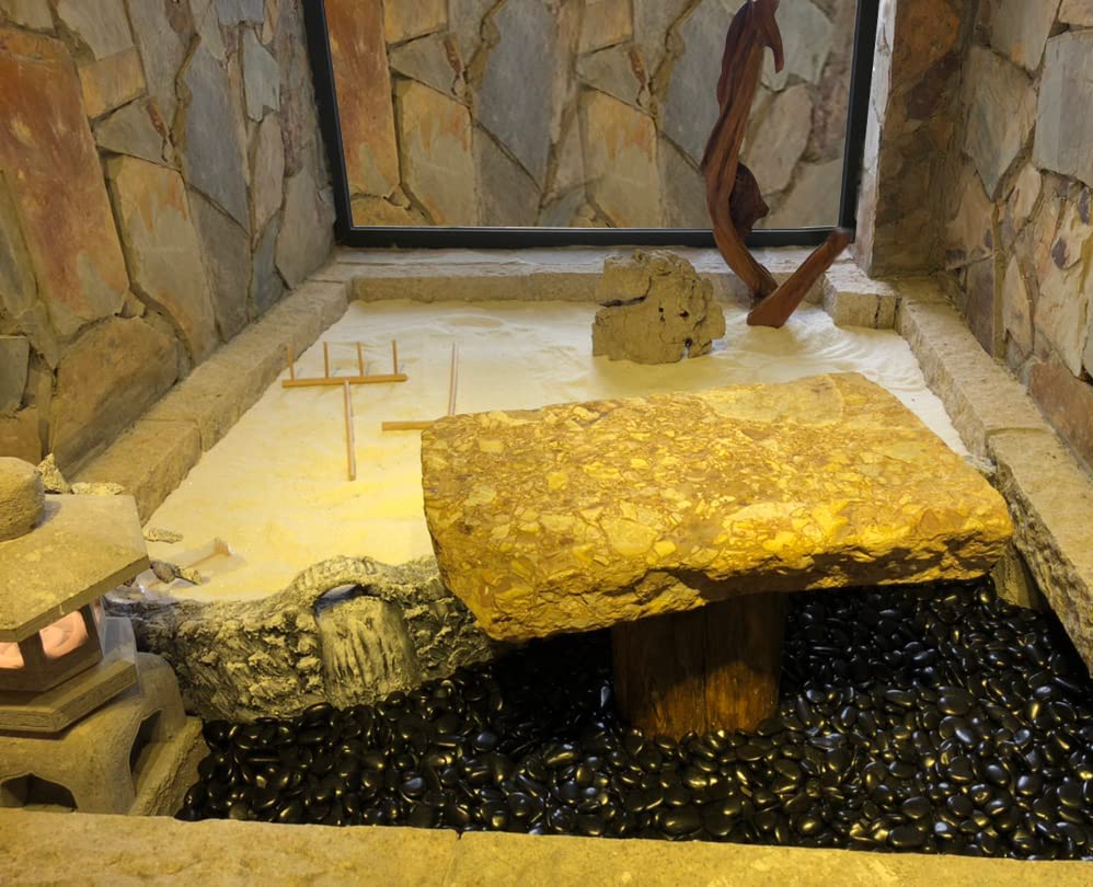 FANTIAN 10 lbs Black Pebbles for Plants, 0.8-1.2 Inch Small Polished Stones. Decorative River Rocks for Outdoor Landscaping Vase Aquarium and Garden - size: 0.8-1.2 inch, style: 10.0 Pounds