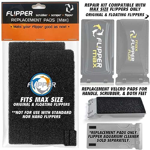 Flipper Cleaner MAX Maintenance Repair kit for MAX Size Original and Floating Flipper Aquarium Cleaners - size: MAX