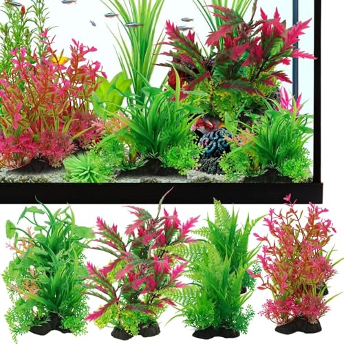 Artificial Aquarium Decor Plants Water Plastic Ornament Aquatic Plant Fish Grass Decoration Accessories ﻿ (Style B)