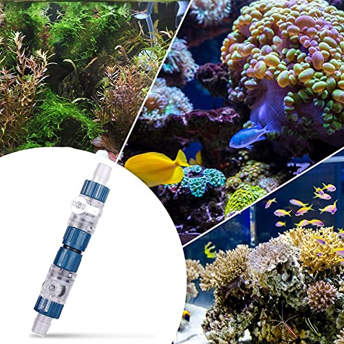 MiOYOOW Aquarium Hose Valve, Fish Tank Hose Connector Fishbowl Water Flow Control Valve with Quick Release Handle for Aquariums Fish Tanks - size: 12mm-16mm