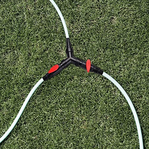 DONGKER 3 Way Hose Connector,Y Distributor Inlet Hose 25/32/38 mm (1"/1.25"/1.5") for Pond Pump Fish Tank Filtration Water Exchange Garden Irrigation - size: ST-02F