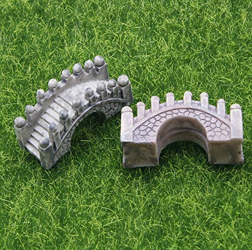 Miniature Fairy Garden Decoration Accessories Garden Sculptures Statues,Yard Decor for Outside Gnomes Outdoor Decor for Patio - size: Bridges