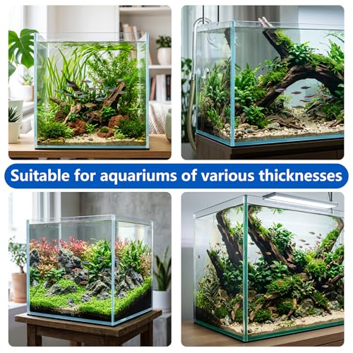 Aquarium Baffle Water Change Diffuser, Extra Large Spill-Proof Tool for Rimless & Rimmed Fish Tanks, Safely Protects Decorations, Substrate and Plants During Water Changes(Extra Large Size)