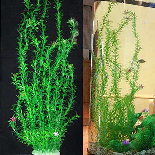 Honory99 40-100CM Simulation Fake Plants Aquarium Grass Landscaping Ornament Decorations