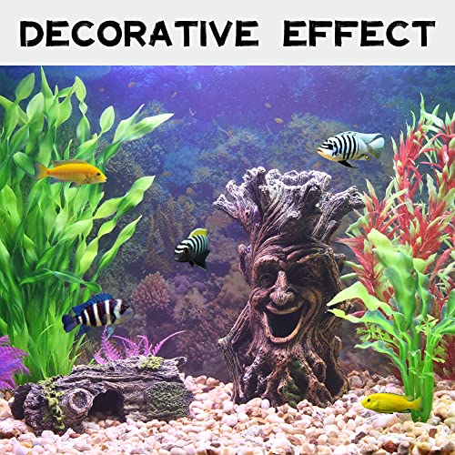Fish Tank Accessories-Hollow Tree Trunk Aquarium Decorations Disney Aquarium Decorations for Betta Hideout Caves Large Aquarium Décor Thematic Ornaments - color: Stump B