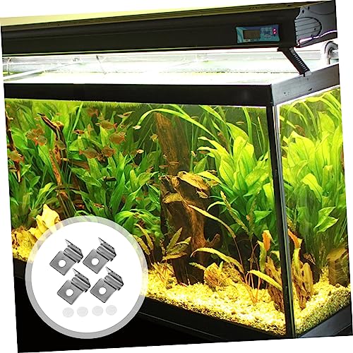 4pcs Fish Tank Cover Brackets Aquarium Lid Clips for Secure Support Easy Installation Stability for All Types of Aquariums