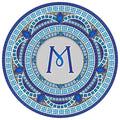 Custom Monogram Design Pool Mat, Decorative Pool Emblem, Choose Leter and Size, Easy to Install and Remove - size: 29" in Diameter, style: Letter "M"
