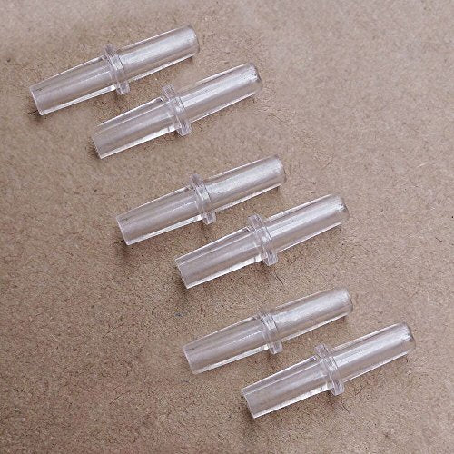 Aquarium Airline Tubing Connectors I T L Y 40pcs Fish Tank Air Tube Adapters for 3/16 '' Air Line Hose - color: Clear