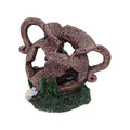 Resin Aquarium Vase Ornament – Aquarium-Safe Fish Tank Decor, Hideaway Cave for Aquatic Pets to Breed, Play and Rest, Unique Decorative Stone for Betta, Shrimp and Small Fish