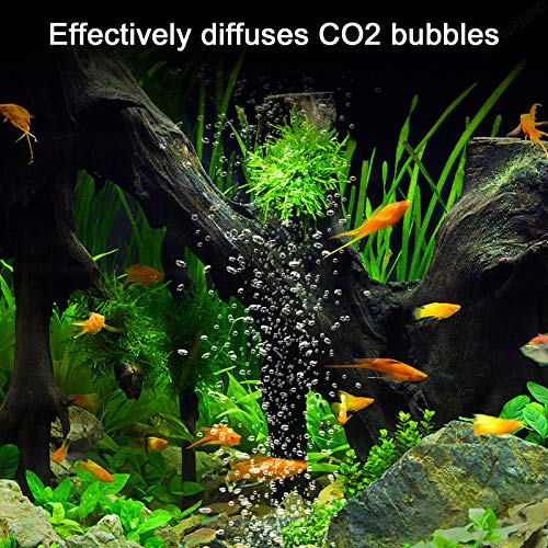 WEAVERBIRD U Shape CO2 Diffuser Aquarium Fish Tank Spacing 0.59" (15mm) Carbon Dioxide Regulator Check Glass Tube