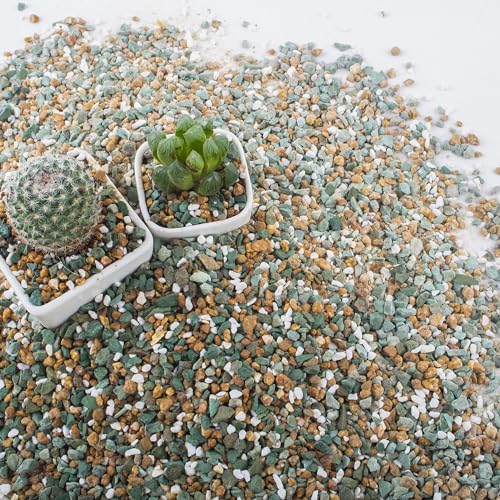 7lb Mix Rocks for Plants in Door -Mix Perlite,Maifanitum Stones,Zeolites Rocks for Bonsai Succulent Cactus Potting Soil and Vase Fillers, Fairy Gardening,Top Dressing - color: Mix Rocks, size: 7lb