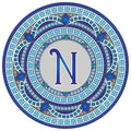 Custom Monogram Design Pool Mat, Decorative Pool Emblem, Choose Leter and Size, Easy to Install and Remove - size: 29" in Diameter, style: Letter "N"