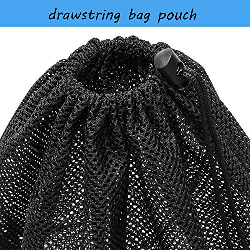 Pump Barrier Bag Pond Filter Net Mesh Strainer Drawstring Pouch Media Bag 12"x 15.7" Large Pool Water Filter for Pond Biofilter Aquarium Outdoor Swimming Clean 2 Pack