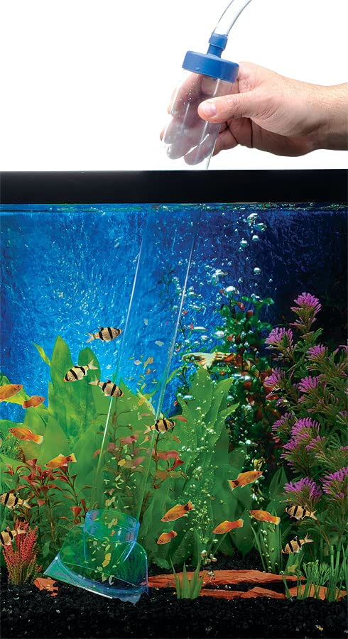 Penn-Plax Gravel Vacuum for Aquariums | Make Cleaning and Tank Maintenance Quicker and Easier (GV16) 16"