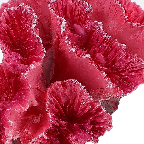 Toddmomy 2Pcs Fake Coral Aquarium Decorations, Realistic Polyester Fish Tank Decor Landscaping Ornaments, Small Underwater Landscape for Freshwater Saltwater - size: 2pcs