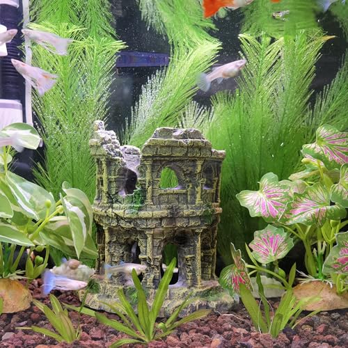 M2cbridge Fish Tank Artificial Silk Green Water Plants Aquarium Decor Soft Grass 3 Pack, 8" - color: 3pcs,8"