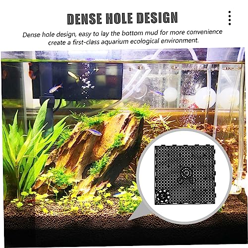 12pcs Aquarium Bottom Filtering Plates Fish Tank Divider Dividing Boards for Easy Installation and Water Permeability