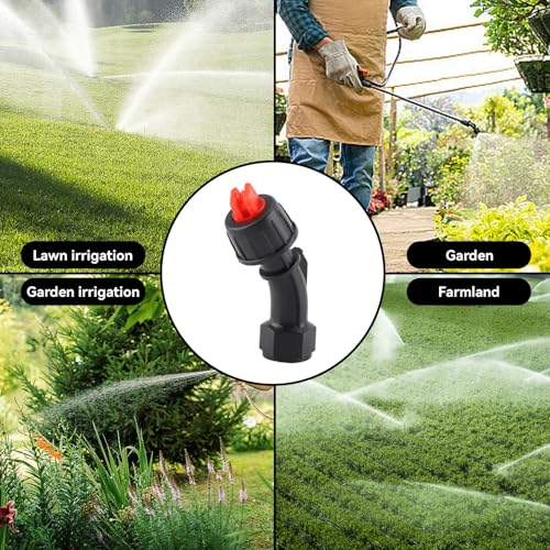 Sprayer Nozzle Tips, 4PCS Sprayer Nozzles Pump Sprayer Elbow Nozzle Replacement Parts for Knapsack Sprayer Garden Spray