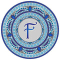 Custom Monogram Design Pool Mat, Decorative Pool Emblem, Choose Leter and Size, Easy to Install and Remove - size: 29" in Diameter, style: Letter "F"