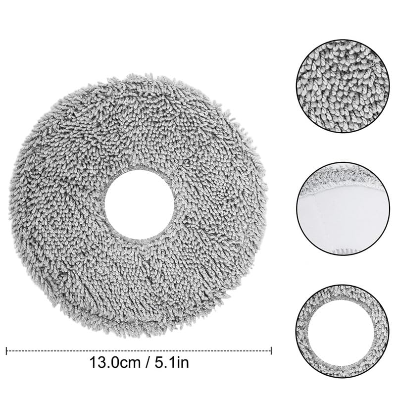 Replacement Parts Accessories Compatible with Robot Roomba Plus 405 505 Combo Vacuum Cleaner, 1 Roller Brush, 4 Hepa Filters, 4 Side Brushes, 4 Mop Pad, 4 Dust Bags,1 Cleaning Brush - size: 1+4+4+4+4