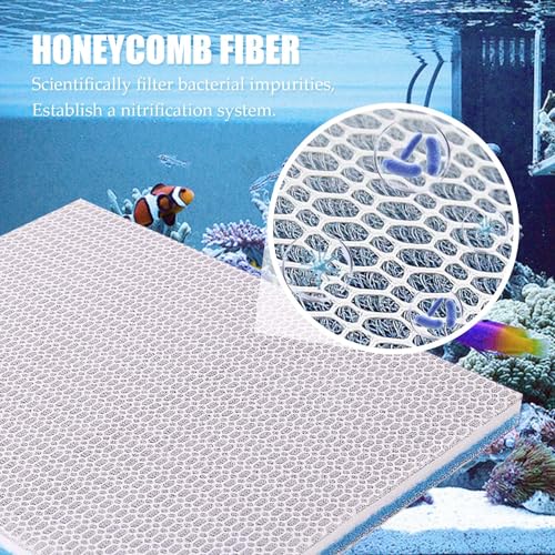 SHIGATSU Aquarium Filter Floss Rolls, Upgraded 8-Layer Aquarium Filter Sponge for Fish Tank Filter and Pond（47" x 12"）, Aquarium Filter Media for Freshwater or Saltwater Aquariums - size: 47" x 12"