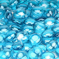 Stanbroil 10-Pound Fire Glass Beads - 1/2 inch Luster Fire Glass Drops for Fireplace Fire Pit | Gas Log Sets | Landscaping | Fish Tank, Caribbean Blue Luster - color: Caribbean Blue