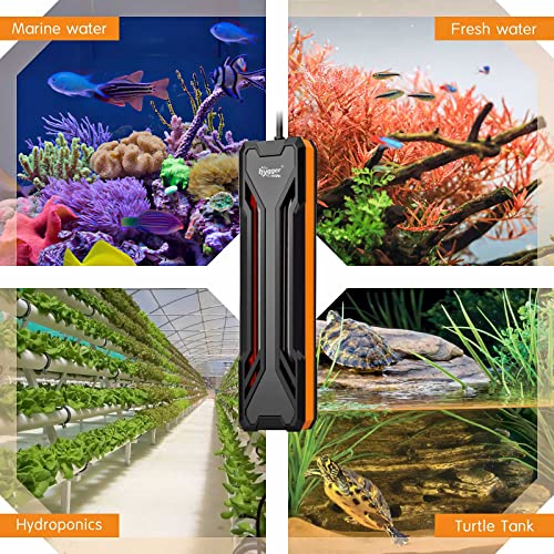 hygger Aquarium Heater 300W/500W/800W/1000W, Submersible Fish Tank Heater with Digital LED Controller and Intelligent Leaving Water Automatically Stop Heating System, for Freshwater and Saltwater - size: 800W for 80-220 Gallon