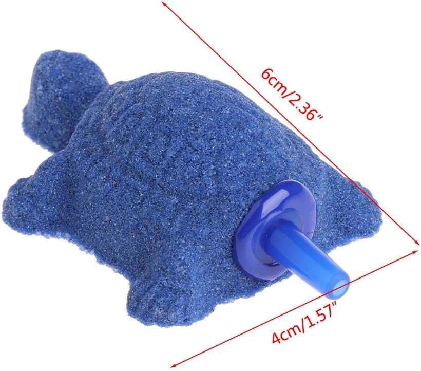 Blue Turtle Aquarium Bubble Air Stone Diffuser Fish Tank Aerator Oxygen Pump Ornament Decor Aquarium Air Pump Accessories