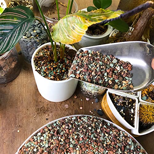 7lb Mix Lava Rocks for Plants in Door -Gravel Pebbles for Bonsai Succulent Cactus Potting Soil and Vase Fillers, Fairy Gardening,Top Dressing - color: Mix Gravel, size: 7lb