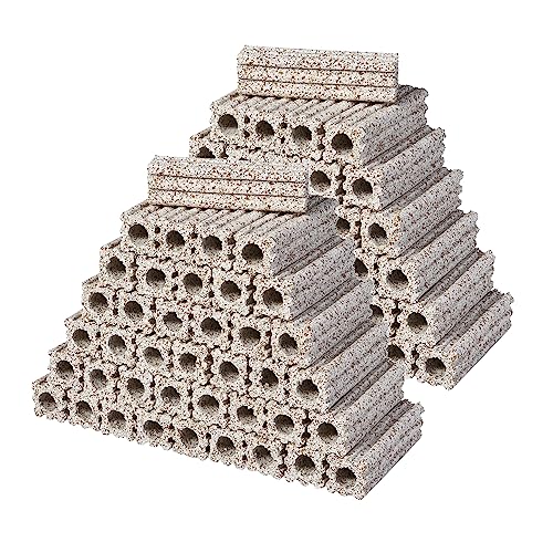 Ceramic Bio Filter Media, Porous Media Filter Media for Sump Tank, Pond, Aquarium Fish Tank (Small 108 pcs)