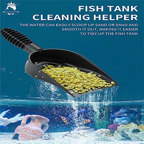Sand Shovel, Gravel Sand Shovel for Fish Tanks Sand Scooper Cleaning Tool Aquariums Cleaner