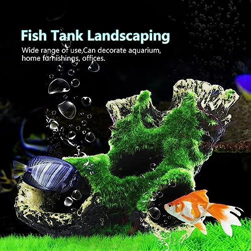 TOPINCN Fish Hide Cave Ornament Decoration Box Skin Cave Fish Shrimp Avoidance Cave Simulated Dead Wood Cave Avoidance House for Shrimp Shrimp Pumpkins Artificial