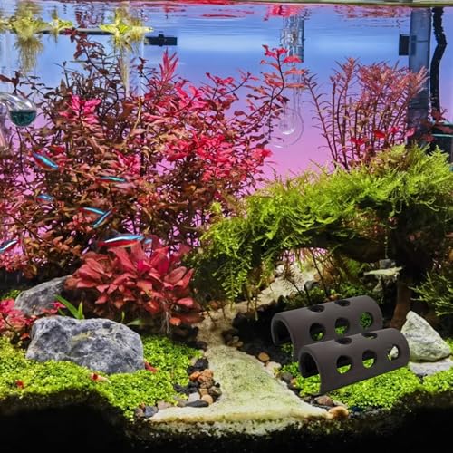 M2cbridge Ceramic Shrimp Dome Hide Shelters Swim Holes Shrimp Habitat Breeding Tube(3PCS Tube) - color: 3pcs Tube