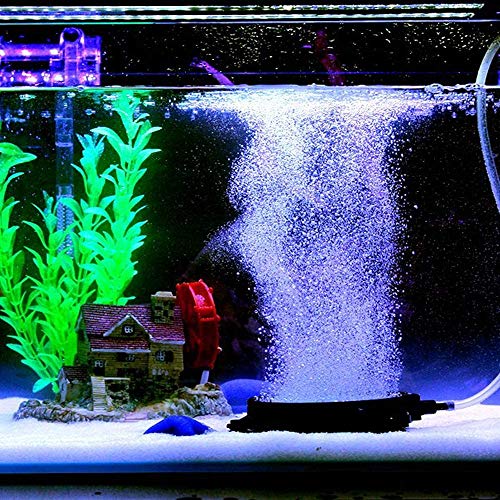 PINVNBY 4.2-Inch Air Stone Disc Bubble Diffuser with Suction Cups for Oxygenation in Fresh/Saltwater Tanks, Ponds, Hydroponic, Aquaponics, and as a Decorative Airstone for Aquariums - size: 4 PCS