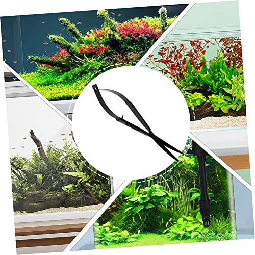 ibasenice Aquatic Plant Scissor Spring Trimmer for Precision Pruning for Aquascaping and Fish Tanks Professional Water Grass Maintenance Tool