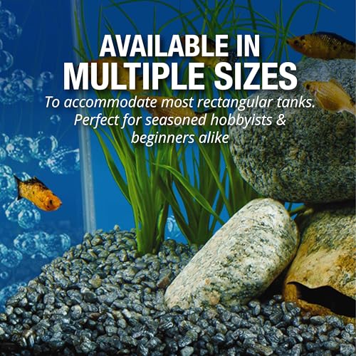 Tetra LED Aquarium Hood 20 in x 10 in, Low-Profile Fish Tank Cover | With Hidden Lighting - size: 20 Inch
