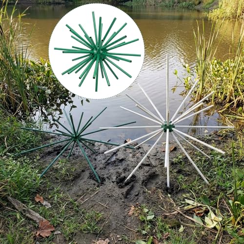 Chunful Round Fish Attractor, Fishing Attractant Sphere Fish Structure Habitat for Ponds Lakes Rivers, Fishing Gear Equipment Accessories, Tubes Not Include