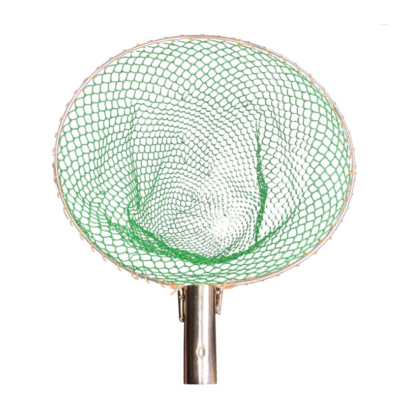 Abaodam Durable 9.84 Inch Fishing Net Head Lightweight Replacement Mesh for River Lake Stream Fishing Landing Net and Fish Catching