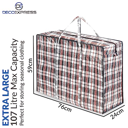 16 Pack Heavy Duty Moving Bags with Strong Zipper & Carrying Handles, 107L/ 28 gal Large Durable Clothes Storage Totes, 88 lbs Packing Moving Boxes, Closet Organizers and Storage (29.9x23.2x29.4 IN) - size: Pack of 16