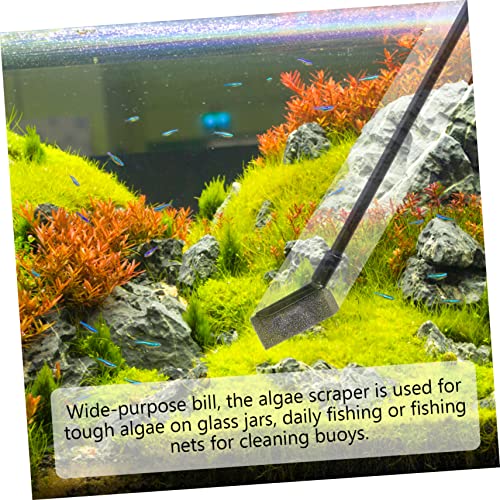1 Set Fish Tank Vacuum Dryer Cleaner Fish Tank Cleaning Brushes Fishing Net Aquarium Water Aquascaping Tools Kit Fish Tanks Pump Fish Tank Lid for Fish Tank Abs Black/1246