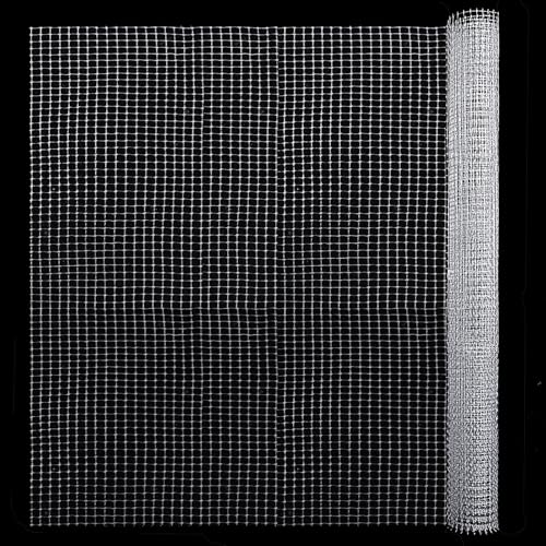 Clear Mesh Netting Material, Aquarium Mesh Lid 3.3 x 5 Feet Fish Tank Cover Screen Hood Net for Fish Tank Lid Aquarium Top Cover