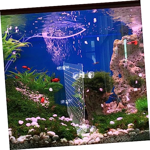 Mikikit 1Set Acrylic Fish Tank Divider Aquarium Isolation Board with Suction Cups for Easy Installation and Separation of Fish for Breeding and Preventing Fish