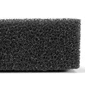 ViaAqua Aquarium Filter Sponge Open Cell Foam Sheet Bio Sponge Filter Media Pad HMF Fish Tank Sump Divider 12" x 12" x 2" (Black, 30 PPI, Medium Coarse)