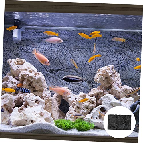 3D Aquarium Background Board Rock Tank Decor Tank Background Fade-Resistant 45x28 Inches